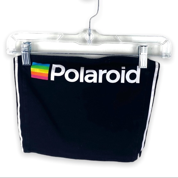 Polaroid Bandeau Crop Top Tube Top Small Forever21 - Picture 2 of 5